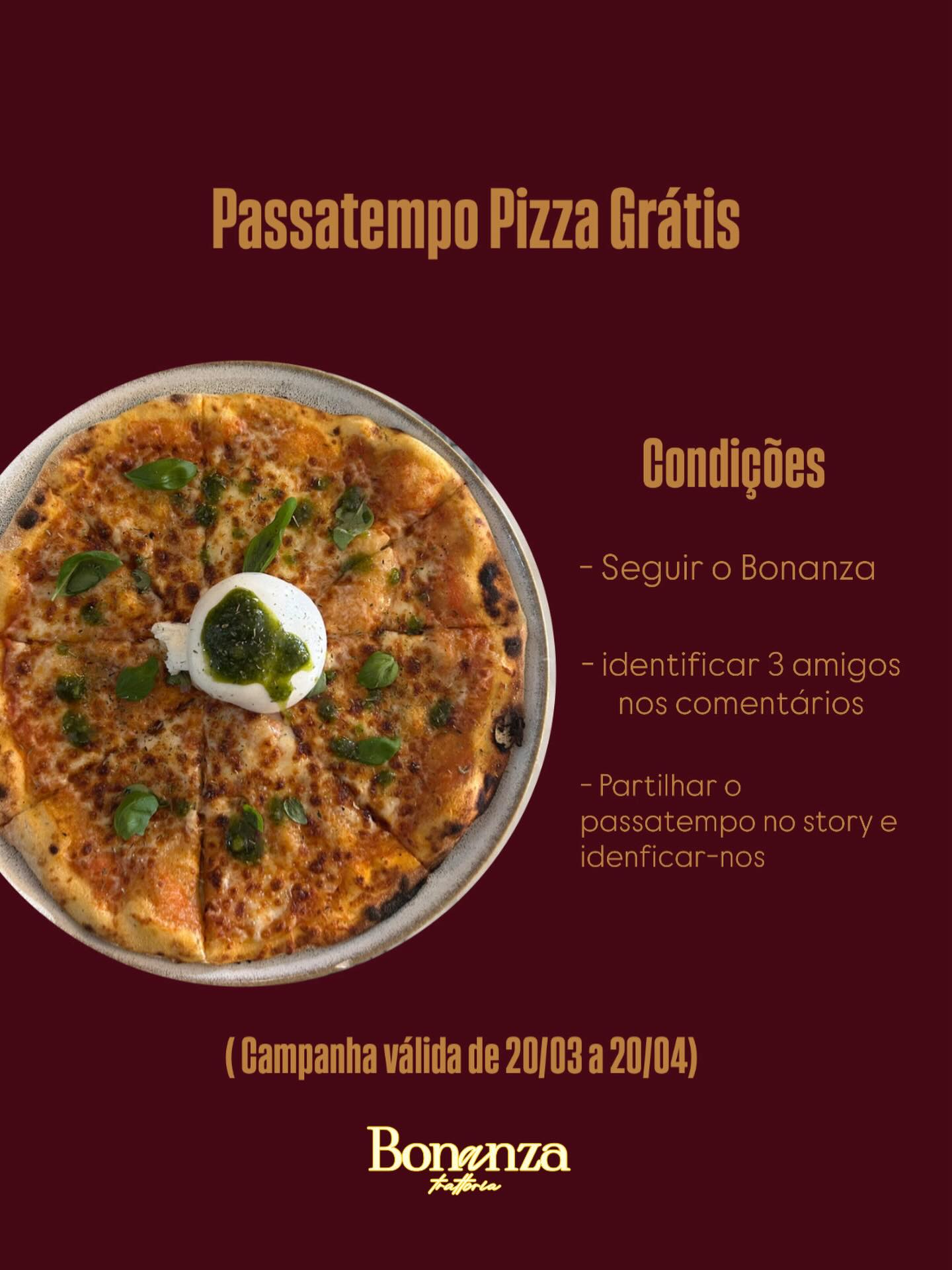 Passatempo Pizza — Bonanza Trattoria