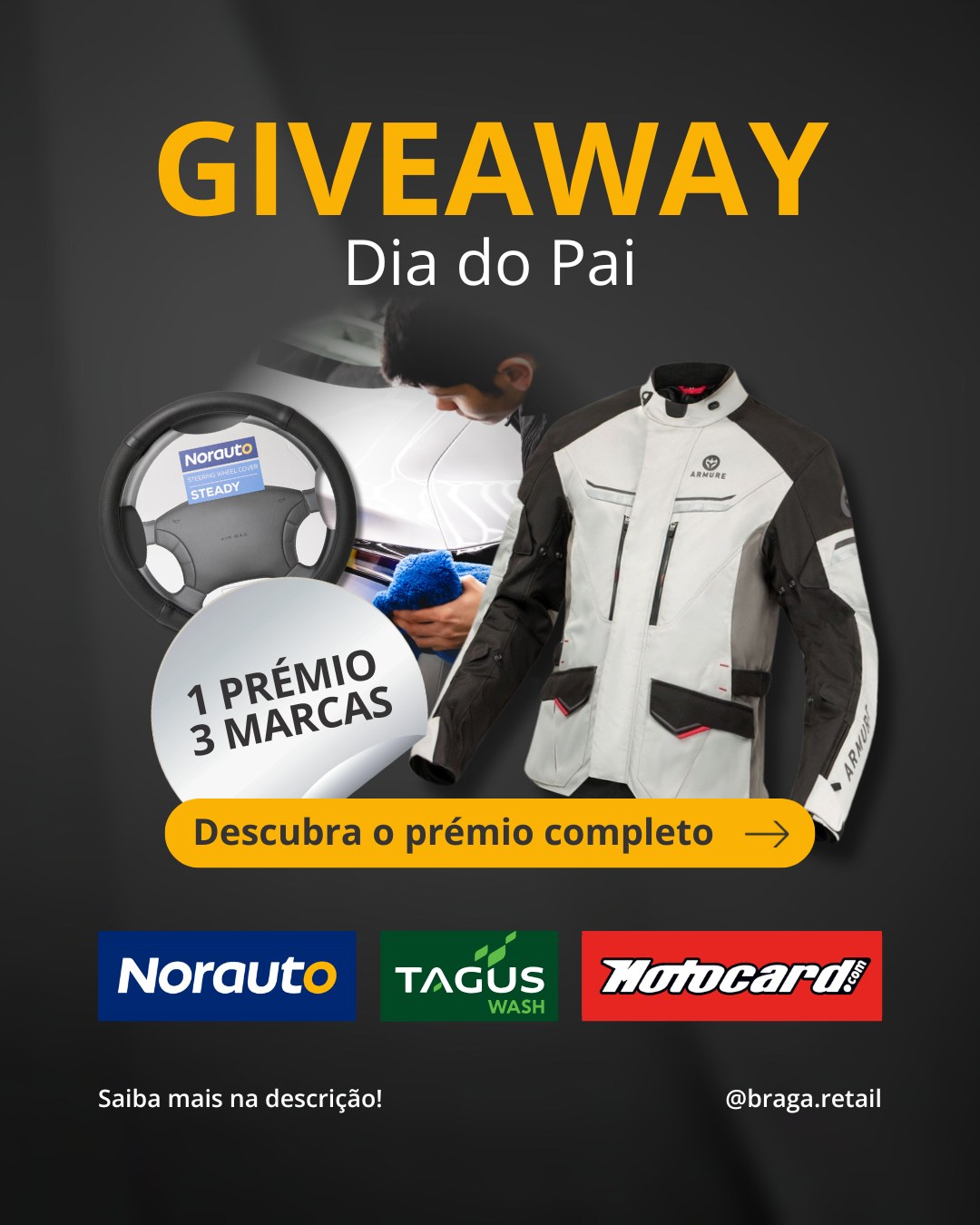 Passatempo Dia do Pai — Braga Retail