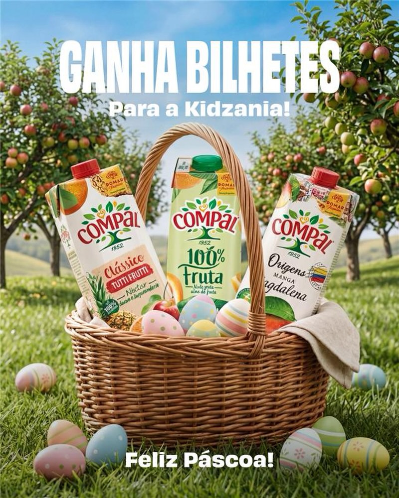 Passatempo de Páscoa — Compal x KidZania Lisboa