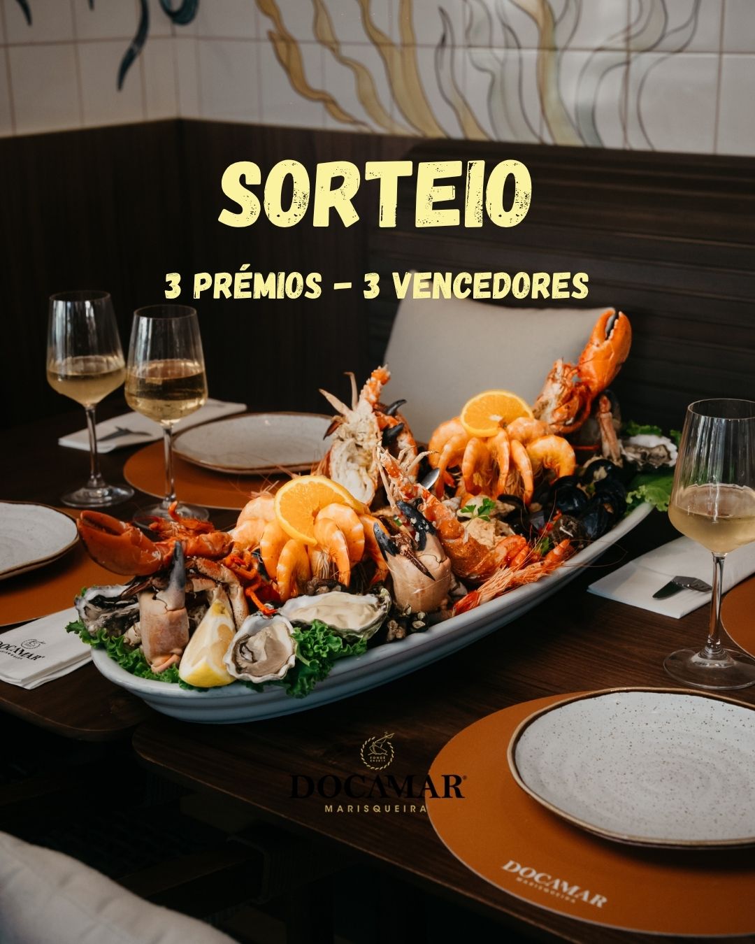 Passatempo 3 Prémios - Docamar Marisqueira