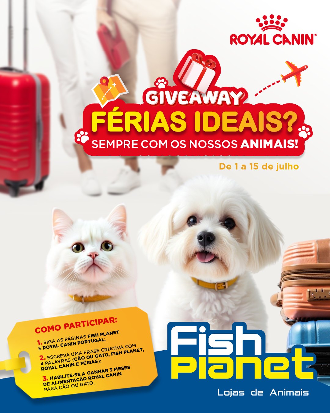 Férias Ideais - Grupo Fish Planet