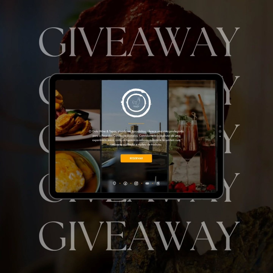 Passatempo Landing Page - Galo Wine & Tapas