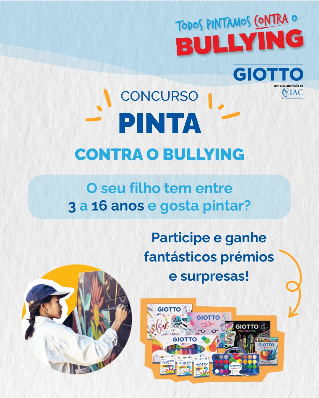 Passatempo Pinta Contra o Bullying - Giotto Portugal
