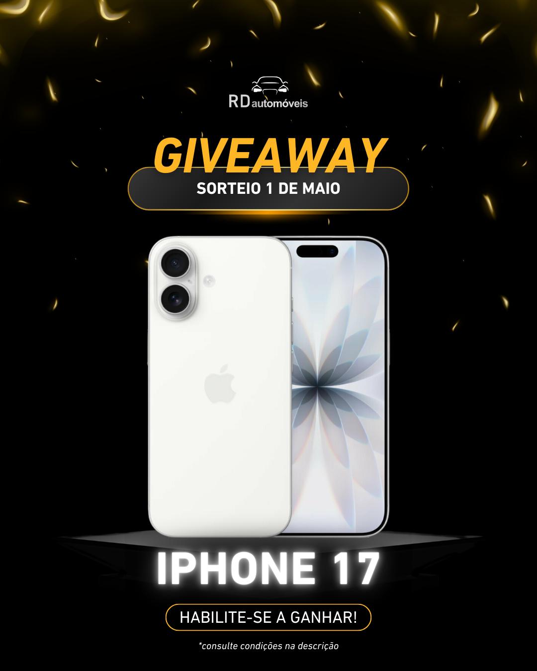 Passatempo iPhone 17 — rdautomoveis.pt