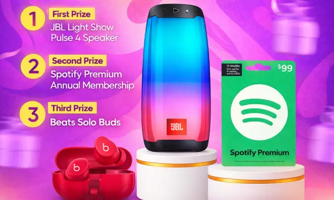 JBL Pulse 4 Speaker + Spotify + Beats Giveaway
