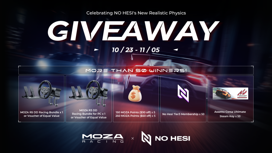 MOZA x No Hesi Giveaway