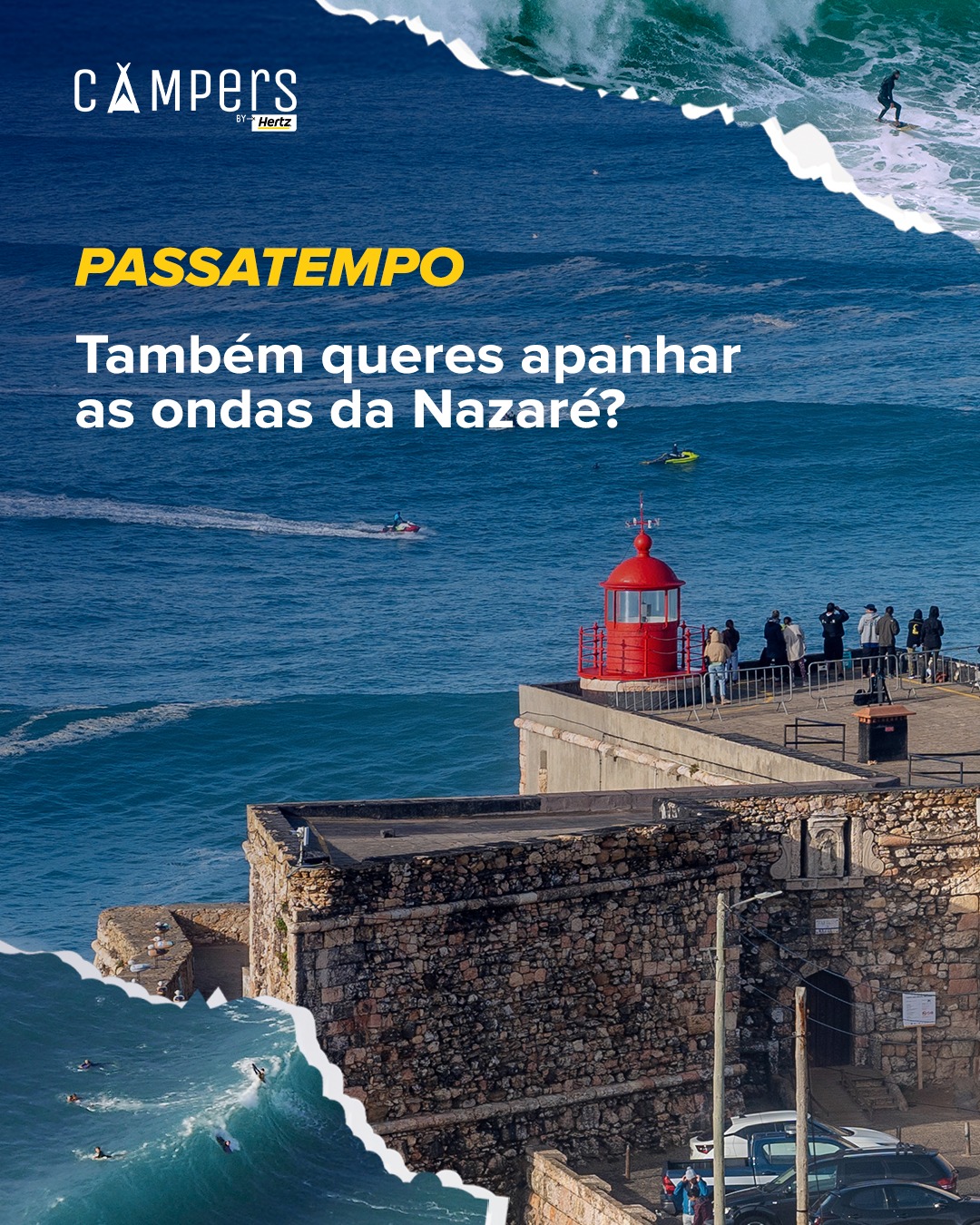 Passatempo Nazaré com o Miguel Blanco — Hertz Portugal