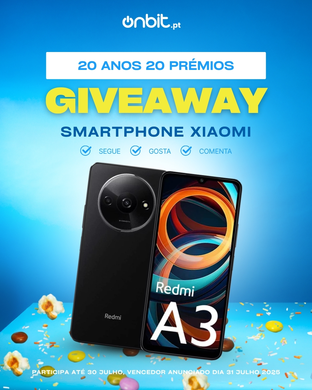 Giveaway Onbit Aniversário