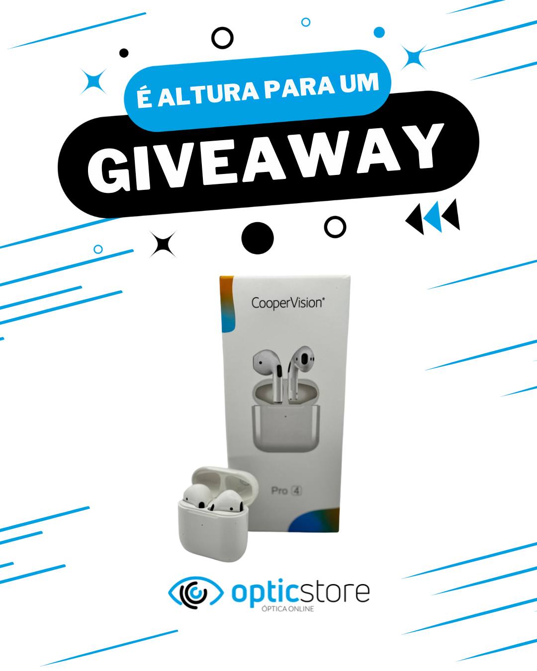 Giveaway Headphones Wireless — Opticstore.pt