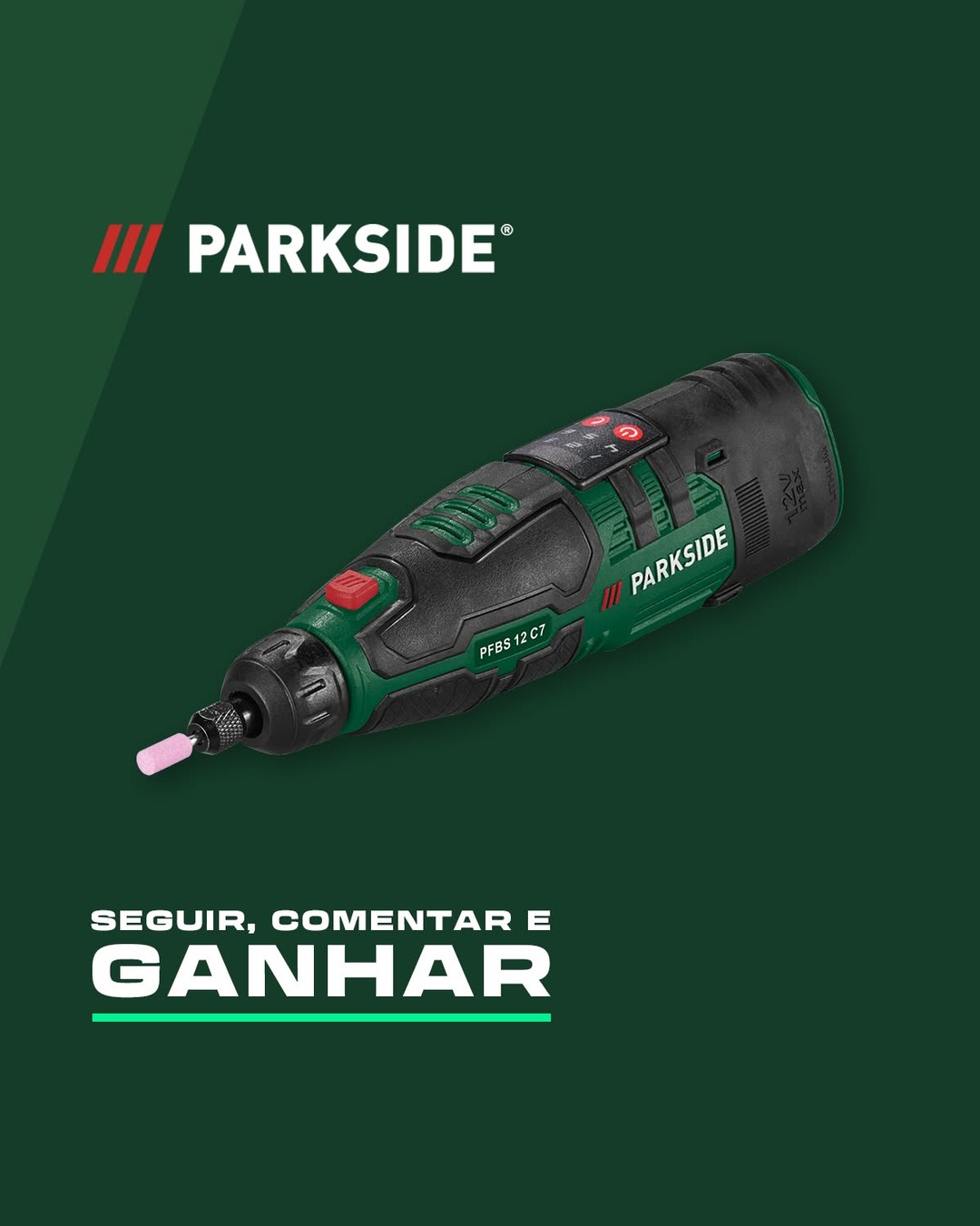 Passatempo Mini-Retificadora Sem Fios - Parkside DIY