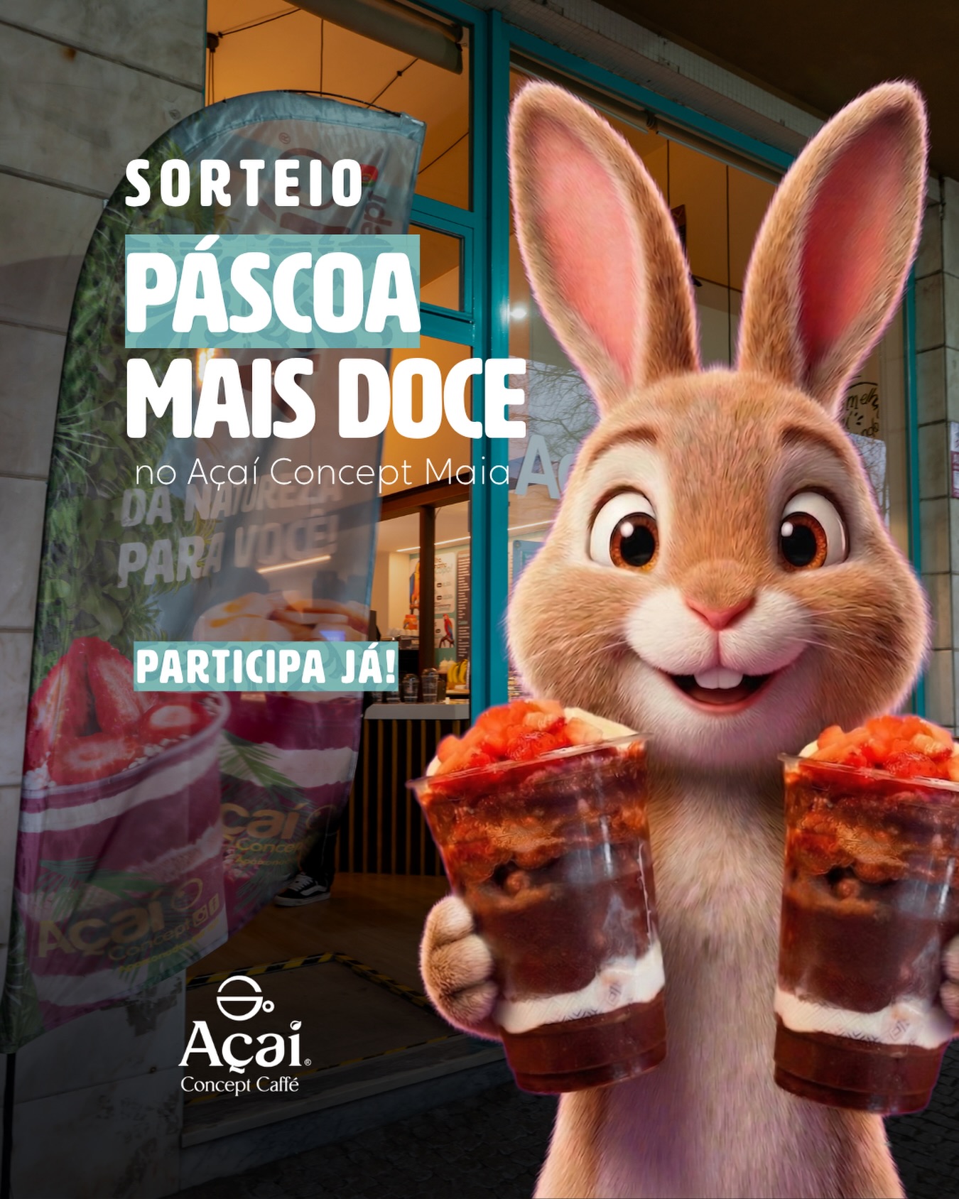 Passatempo Páscoa Mais Doce — Açaí Concept Maia