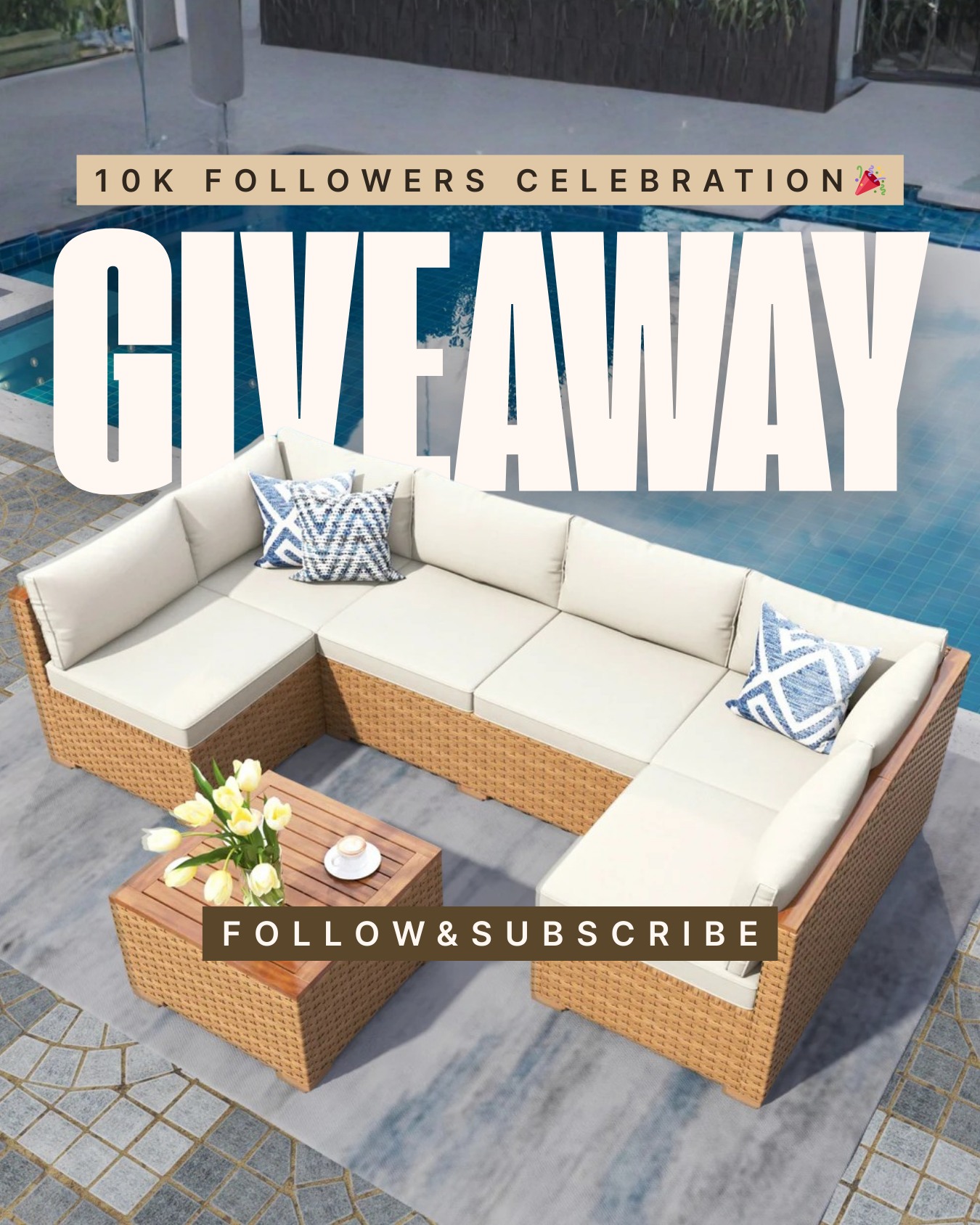 Phivilla Outdoor Sofa Set Giveaway