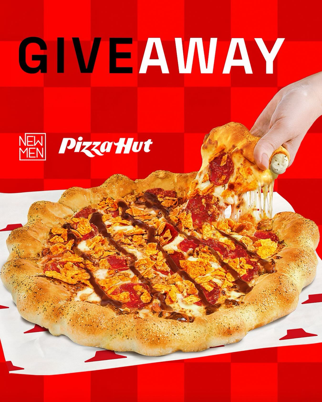 Passatempo Pizza Hut — New Men