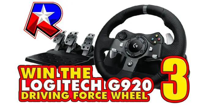 Logitech G920 Driving Force Racing Wheel Giveaway