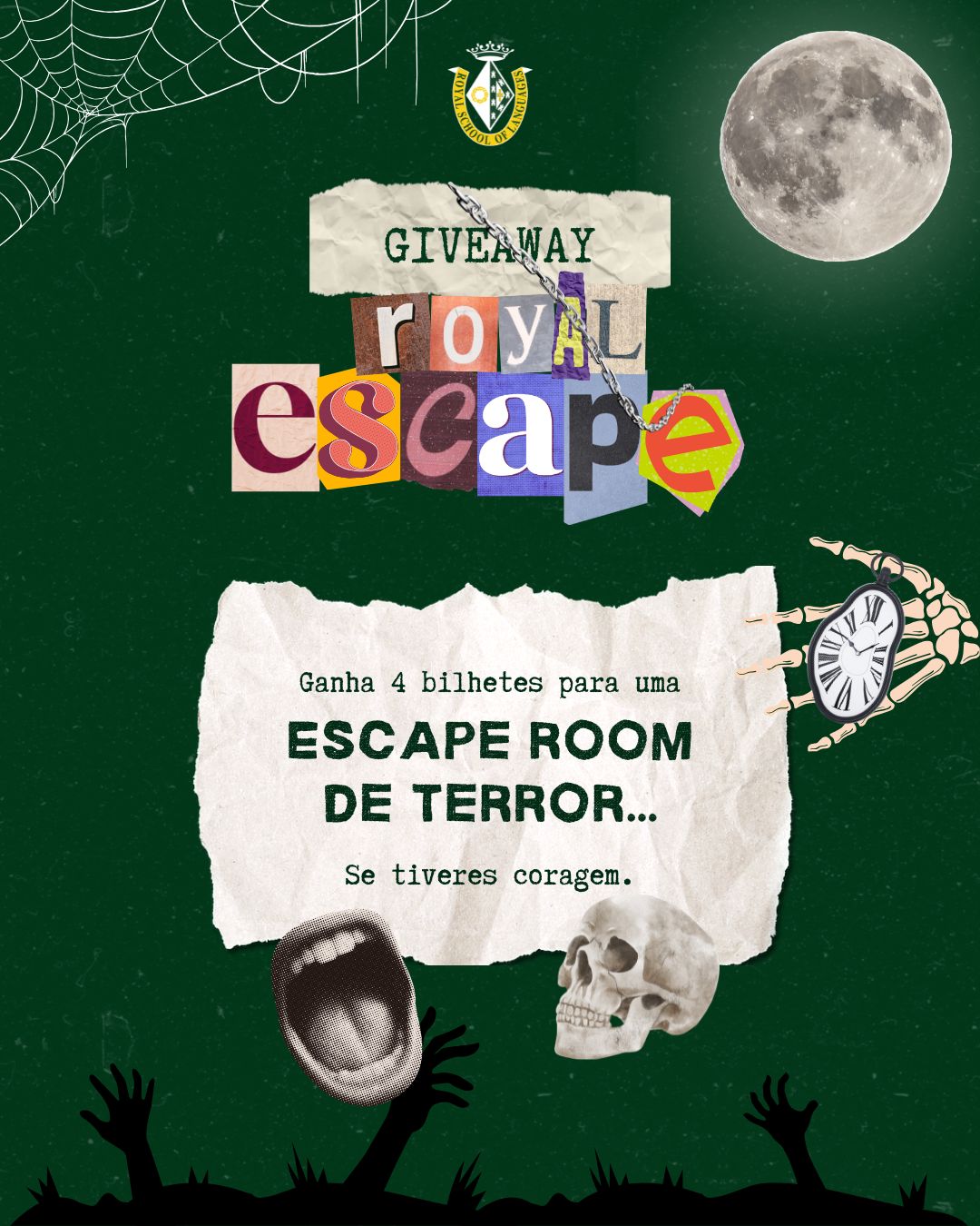 Passatempo Halloween - Royal School of Languages