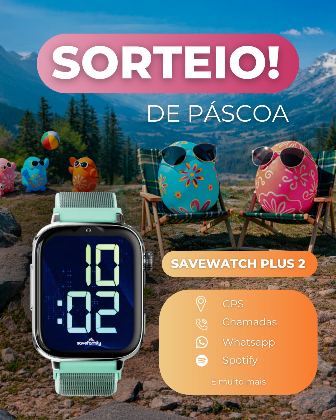 Passatempo SaveWatch Plus 2 — SaveFamily