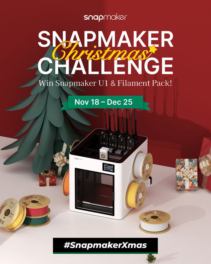 Snapmaker U1 3D Printer Giveaway