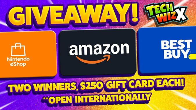 Techwizx $250 Amazon Gift Card Giveaway