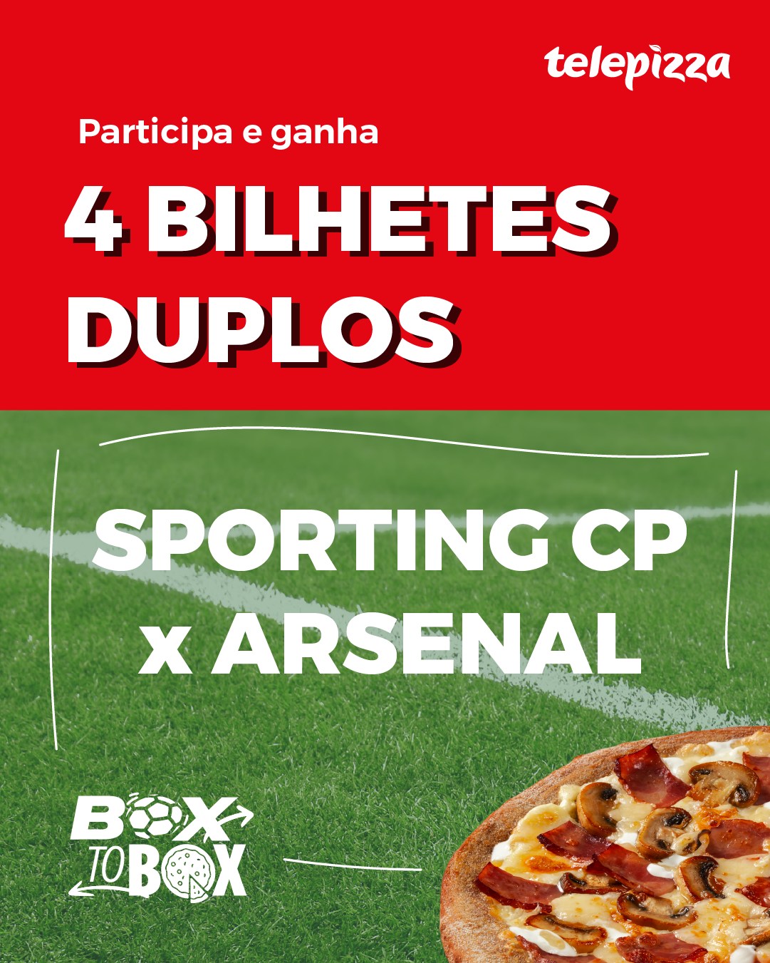 Sporting CP vs Arsenal — Telepizza Portugal