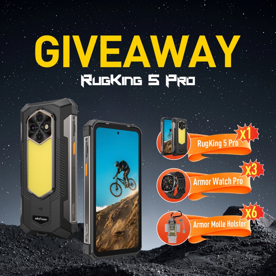 Ulefone RugKing Pad 5 Pro Giveaway