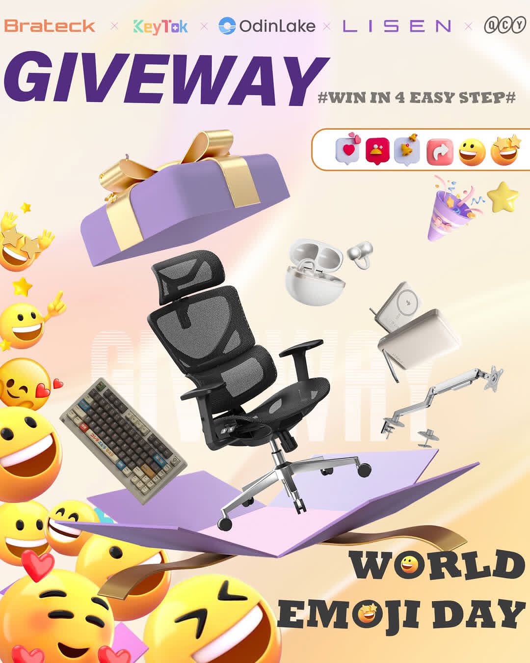 World Emoji Day Mega Giveaway