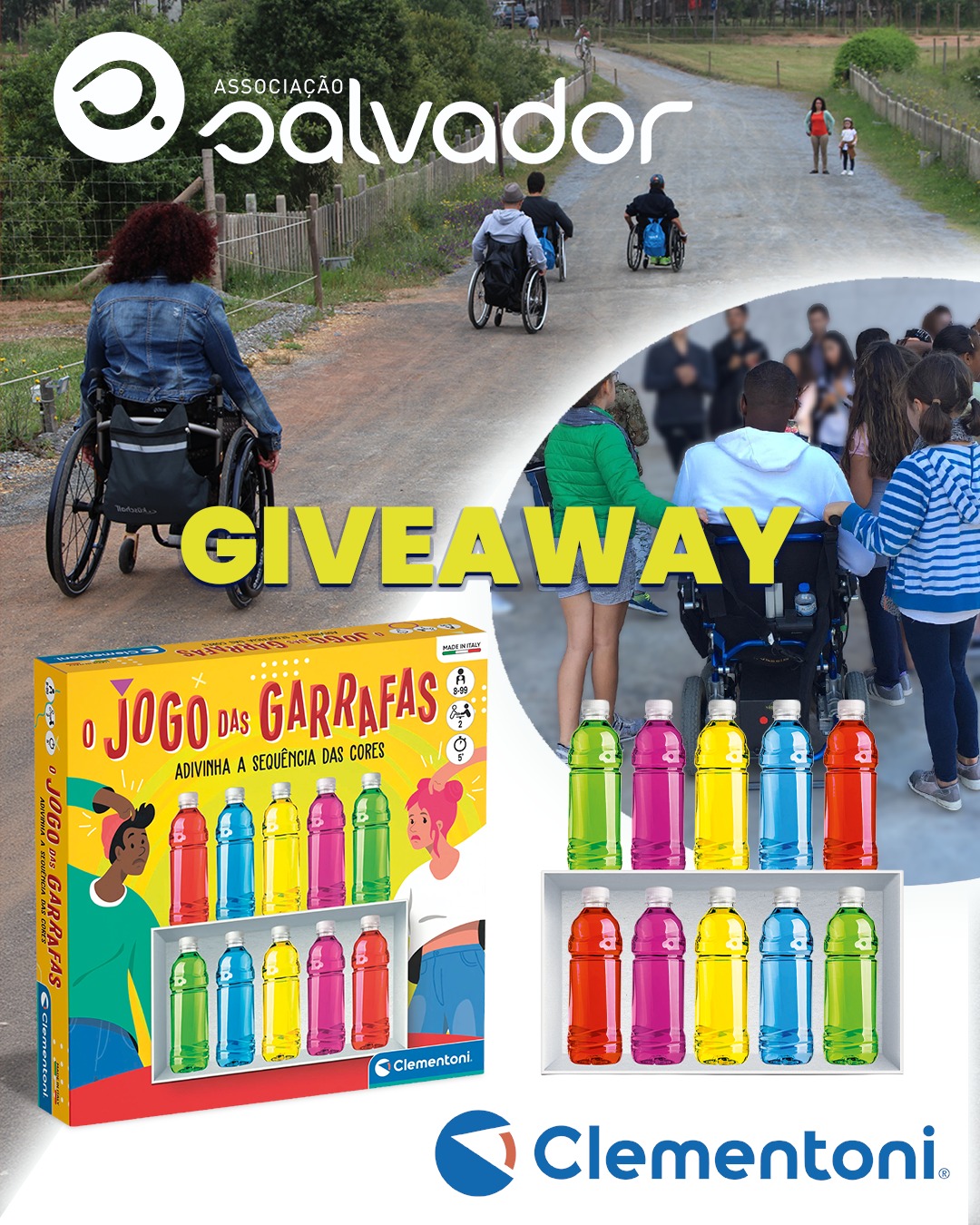 Giveaway Solidário Clementoni — Clementoni & Associação Salvador