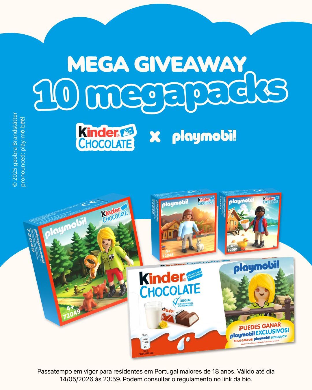 Passatempo Playmobil — Kinder Portugal