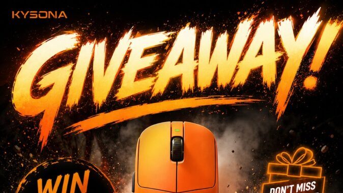 KYSONA Mercury Ultra Max Gaming Mouse Giveaway
