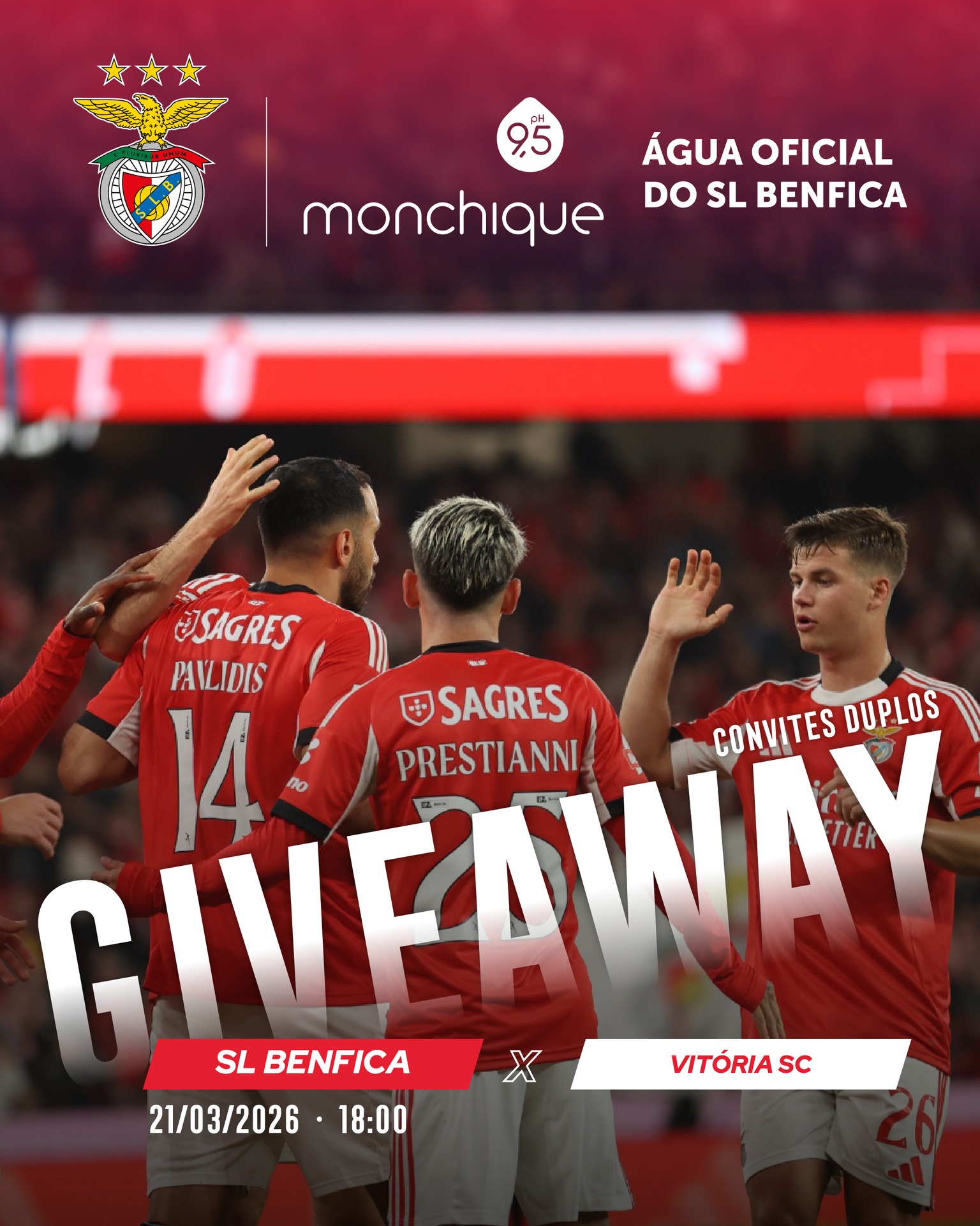 SL Benfica vs Vitória SC — Água Monchique