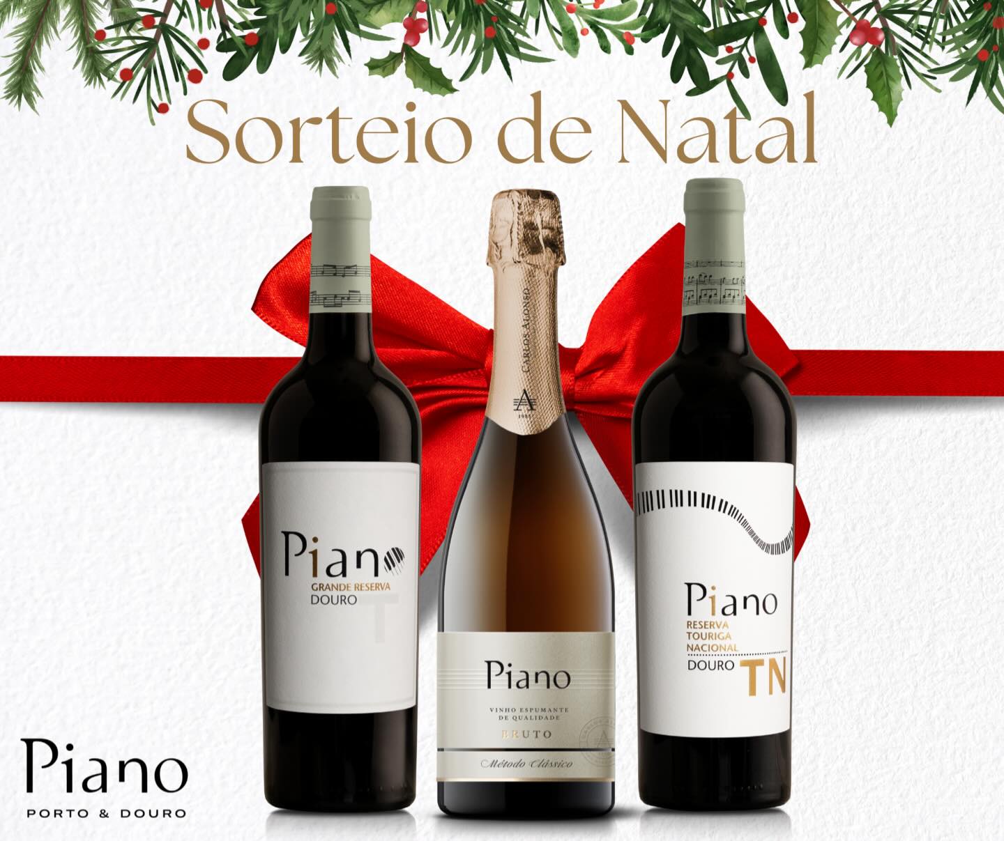 Passatempo de Natal - Piano Porto & Douro Wines