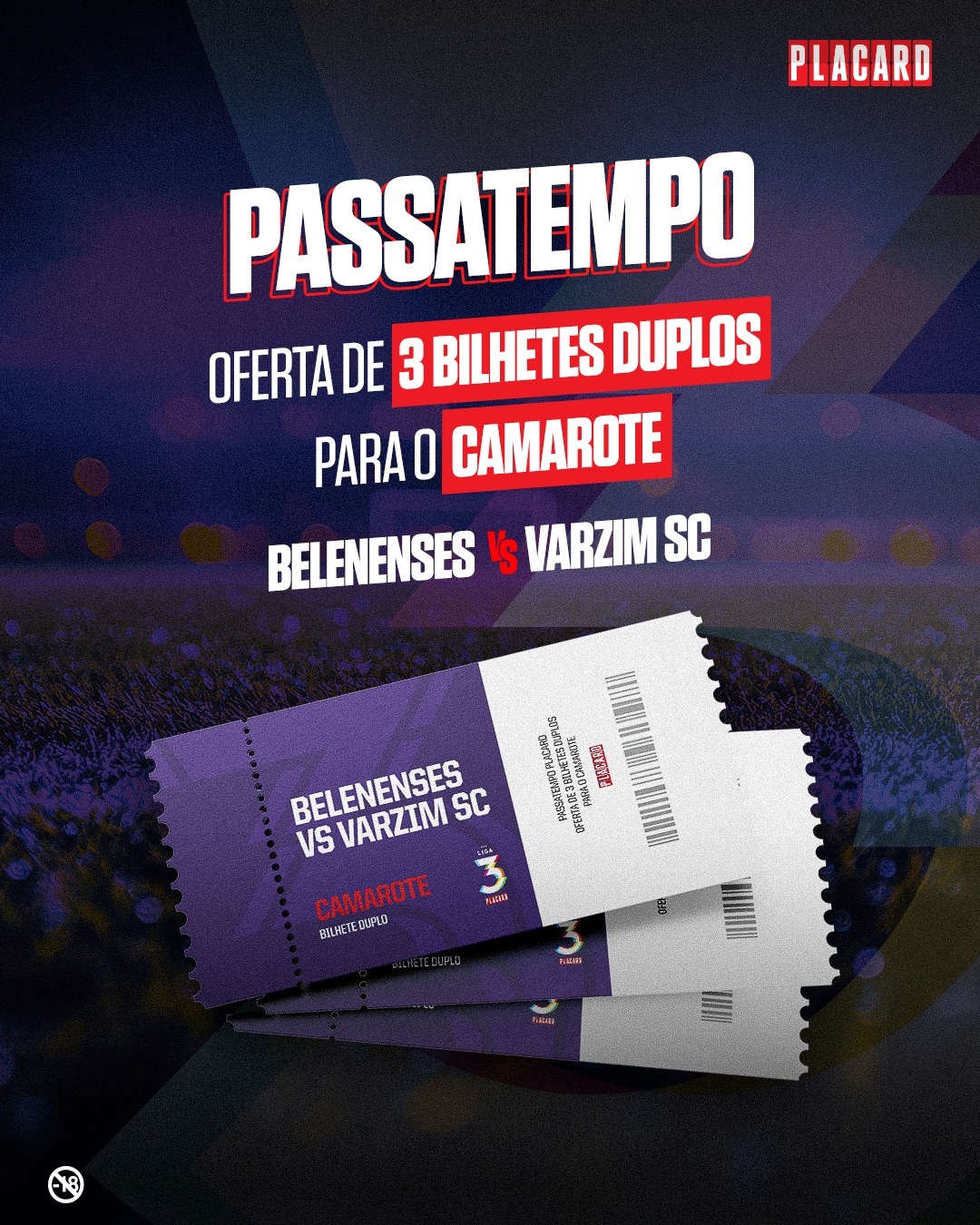 Belenenses vs Varzim SC — Placard