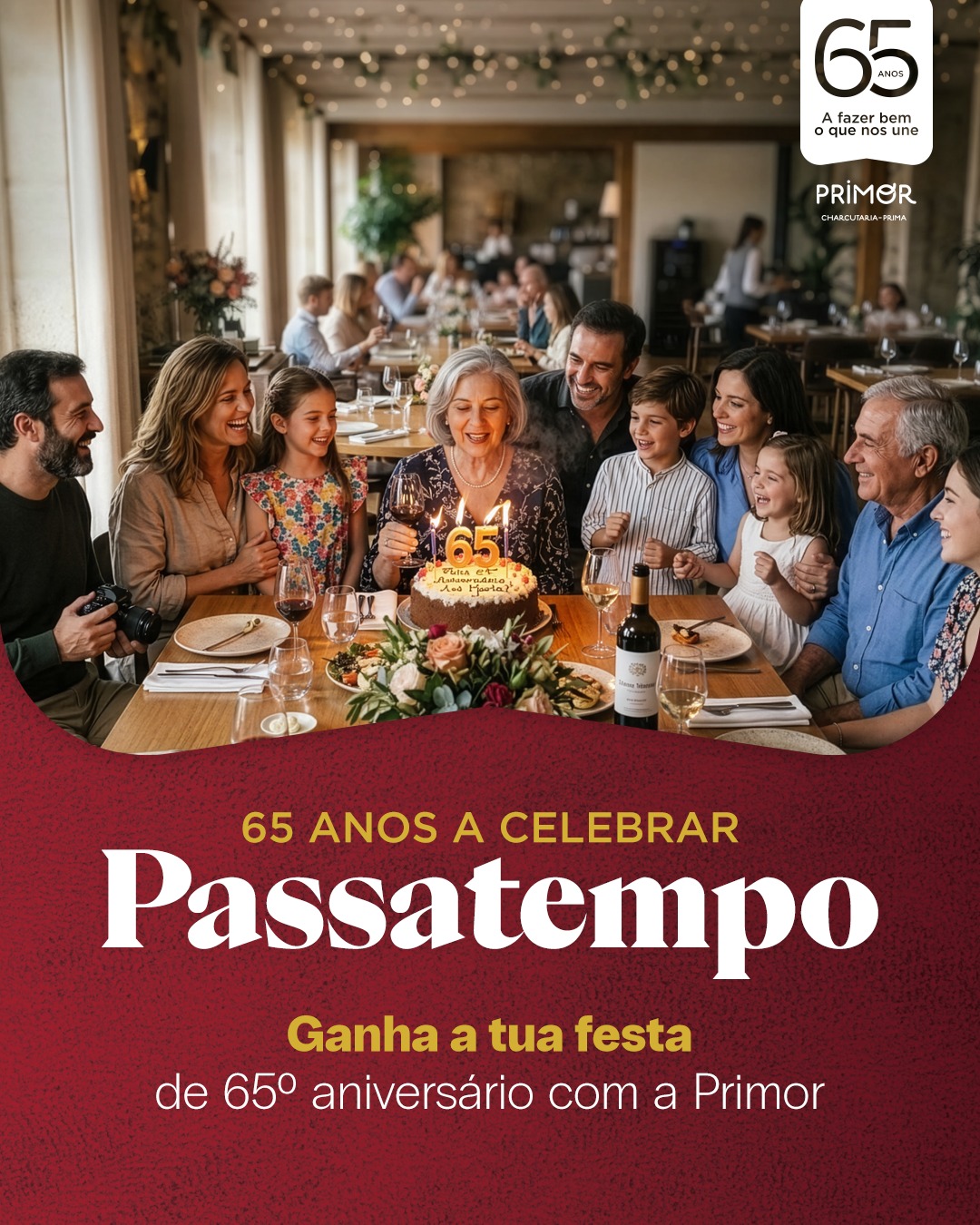 Passatempo 65º Aniversário — Primor