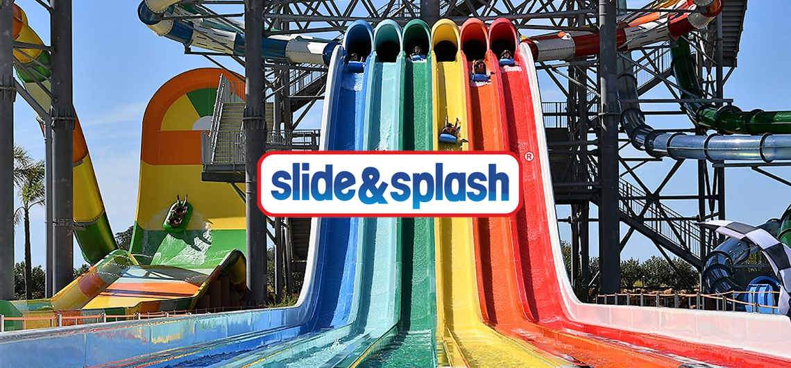 Passatempo Slide & Splash — Clube Rik&Rok