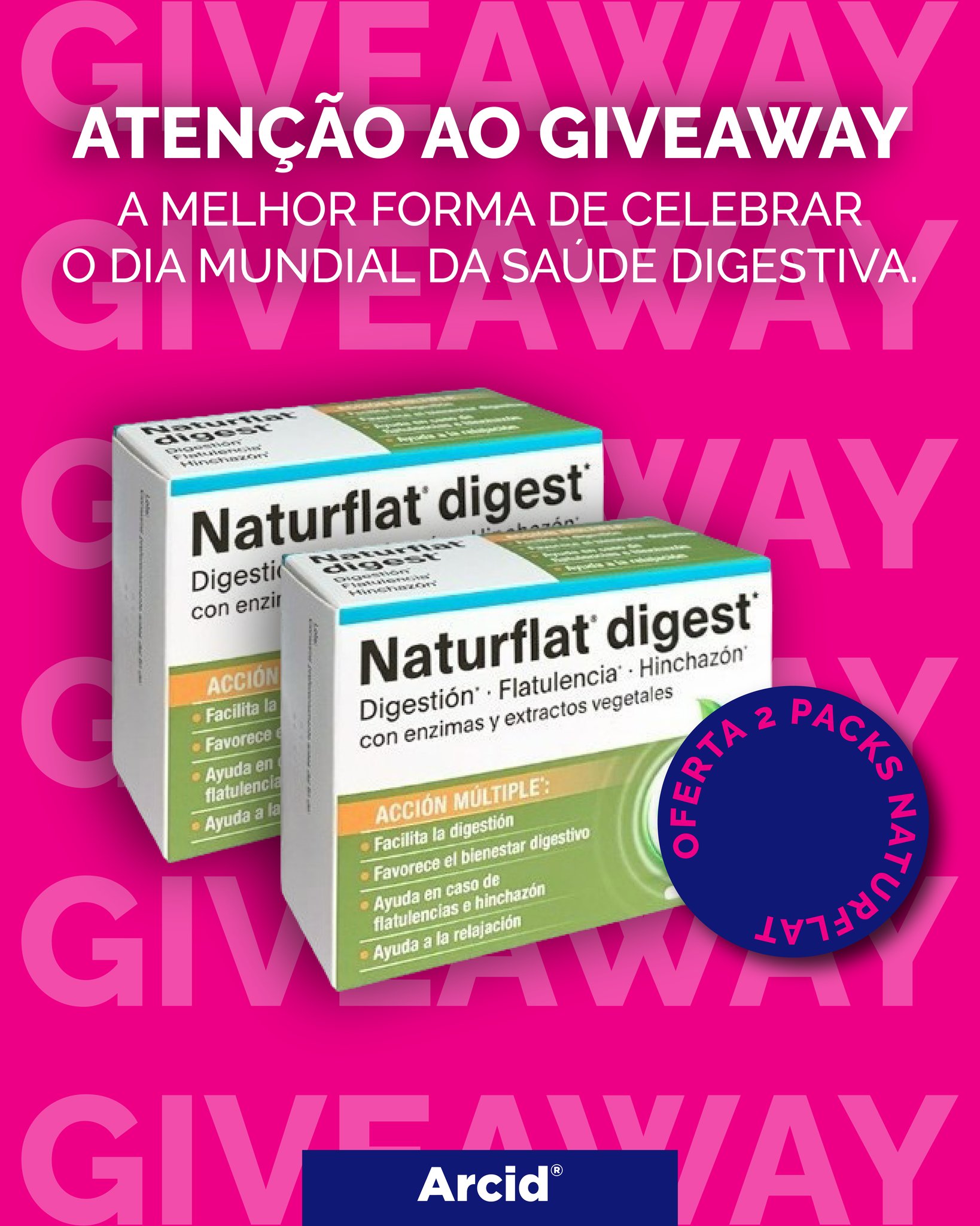 Passatempo Dia Saúde Digestiva — Arcid