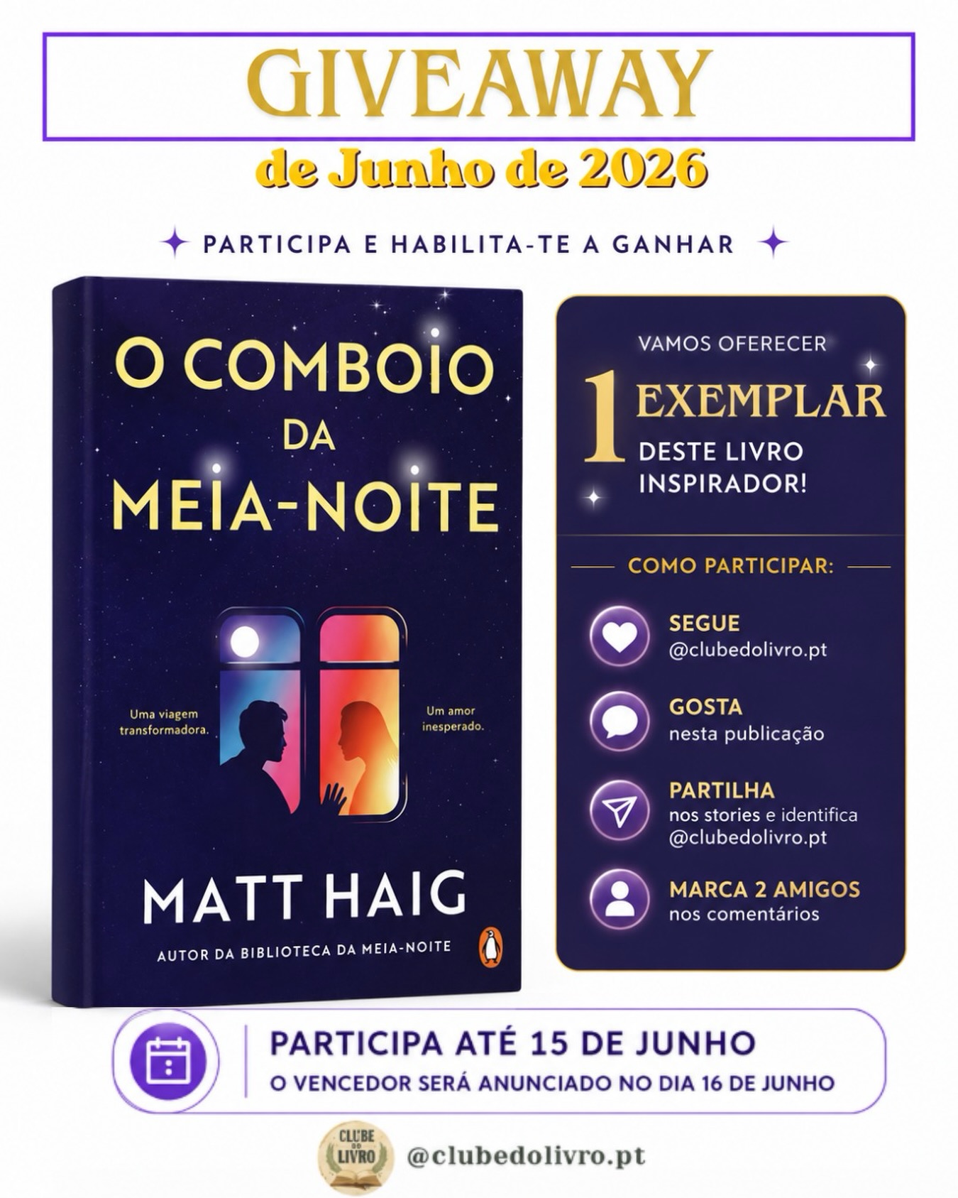 «O Comboio da Meia-Noite» — Clube do Livro
