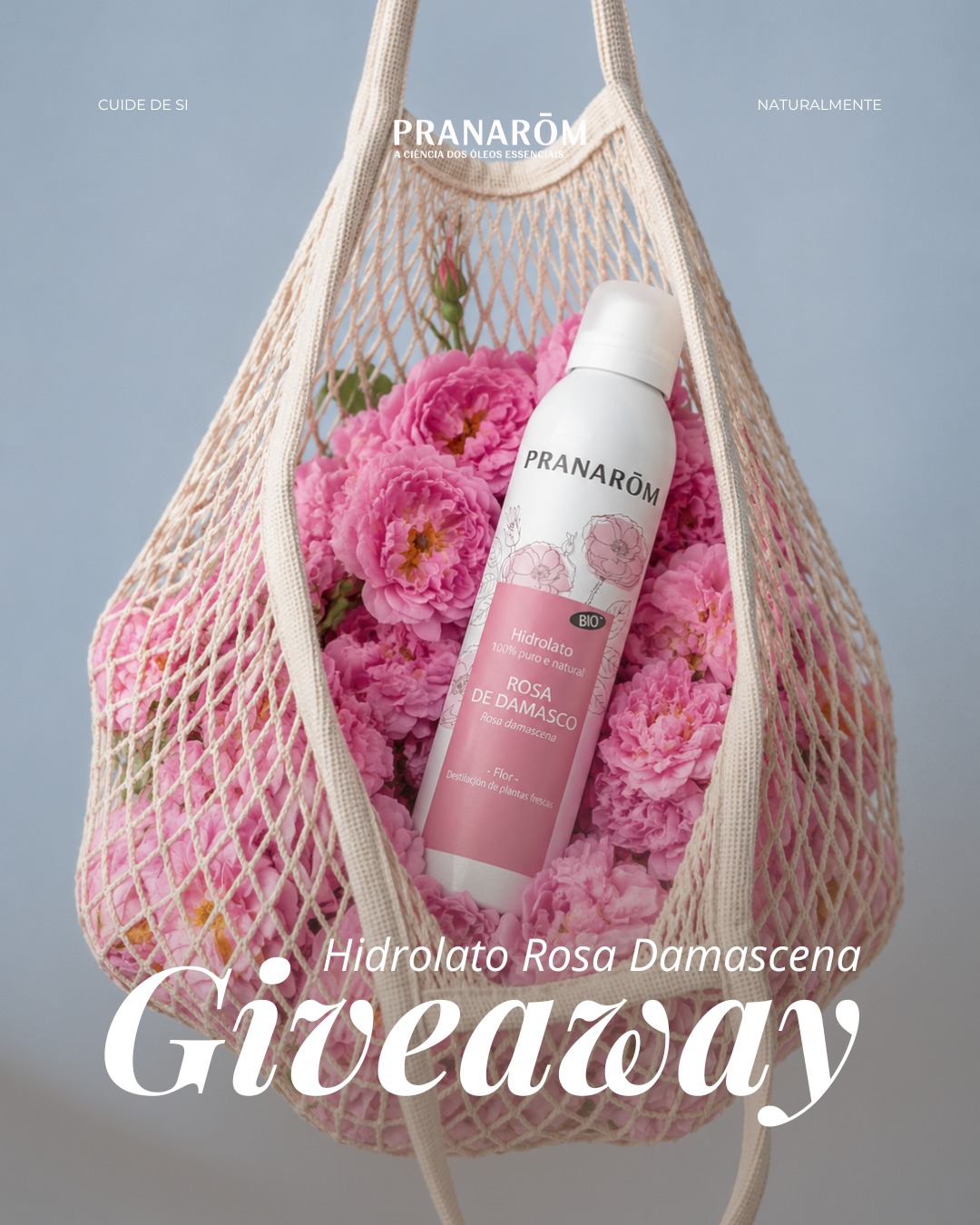 Pranarôm Hidrolato Rosa Damascena Aromaterapia