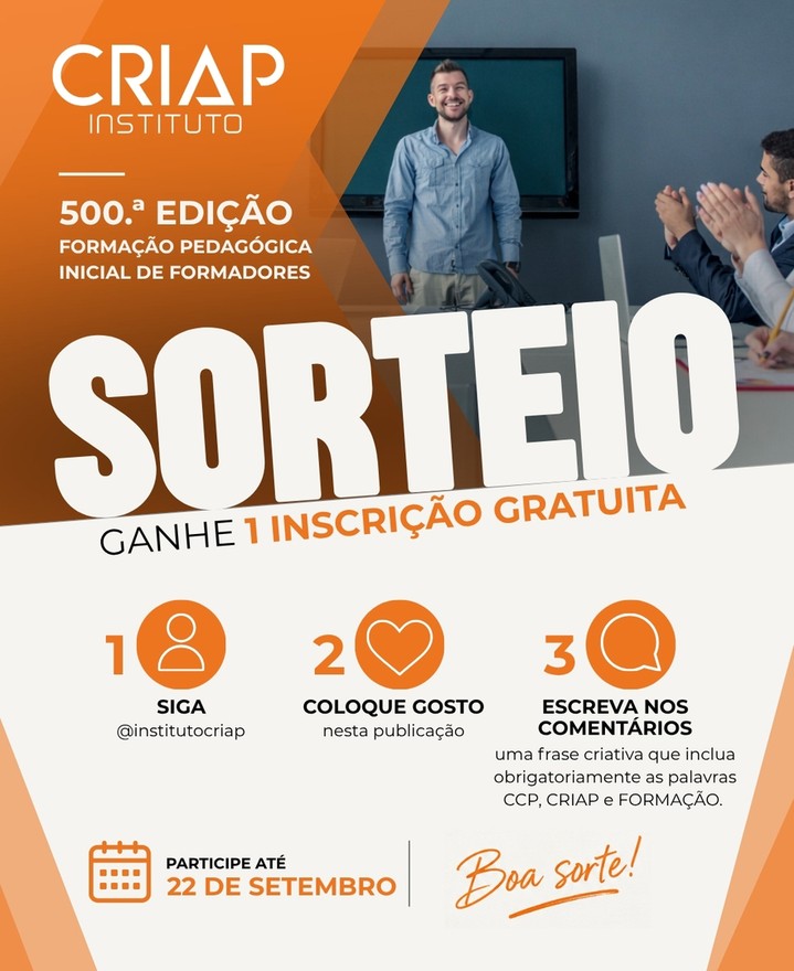 Formação de Formadores CRIAP