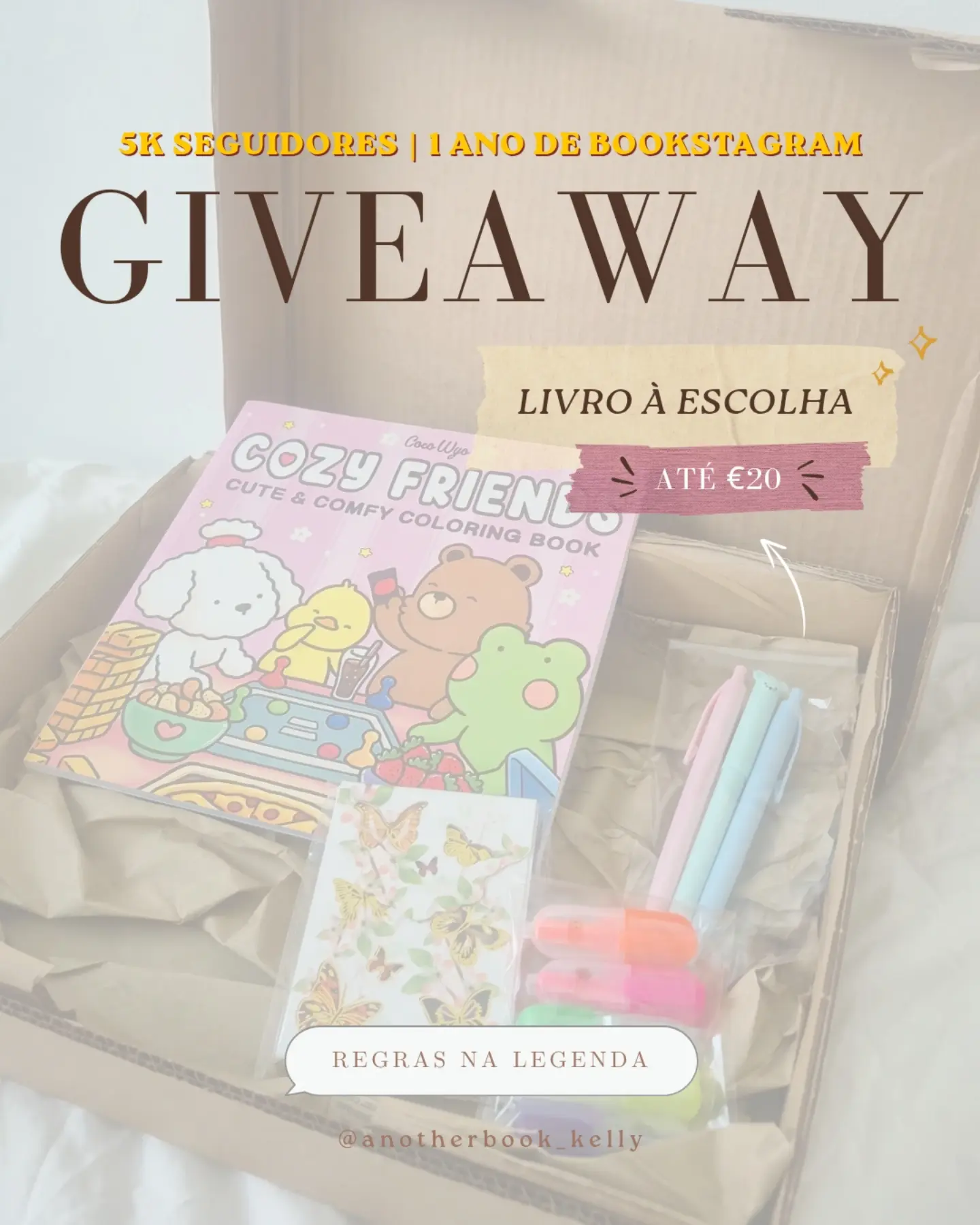 Livro à Escolha e Kit Literário