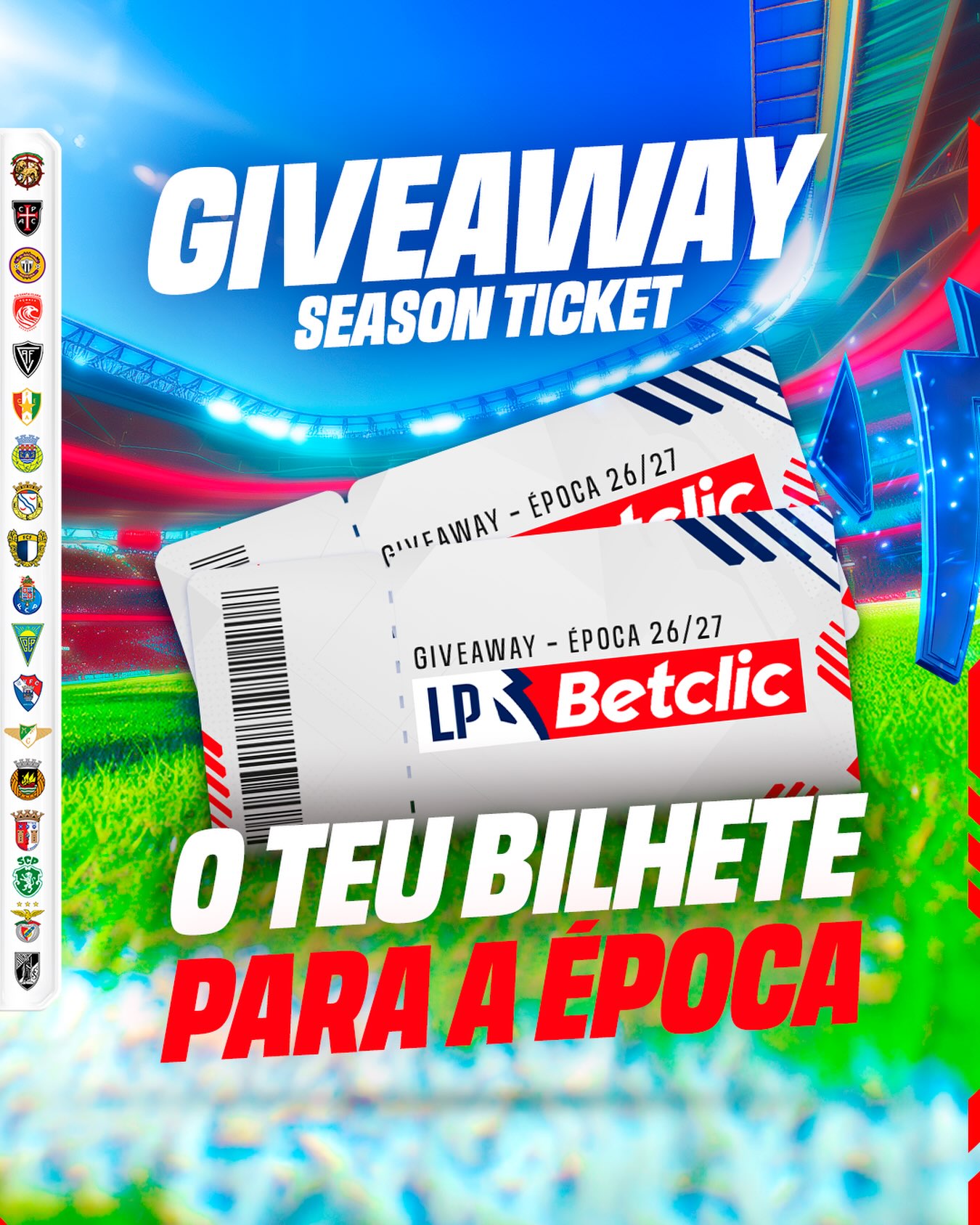 Bilhetes Época Inteira 1ª Liga Betclic