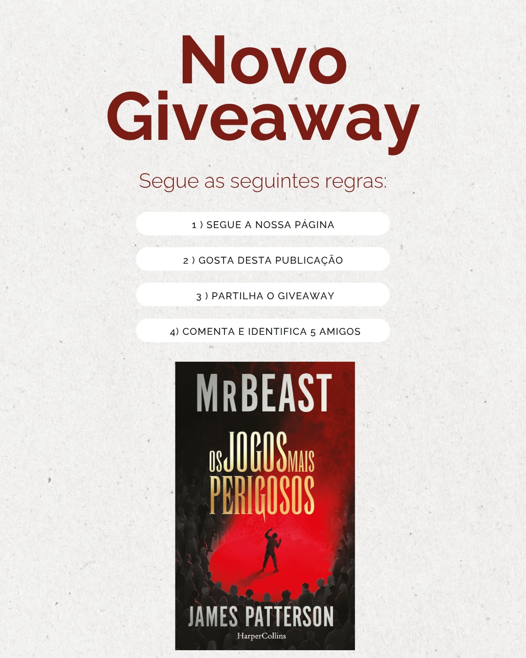 «Os Jogos Mais Perigosos» de MrBeast e James Patterson