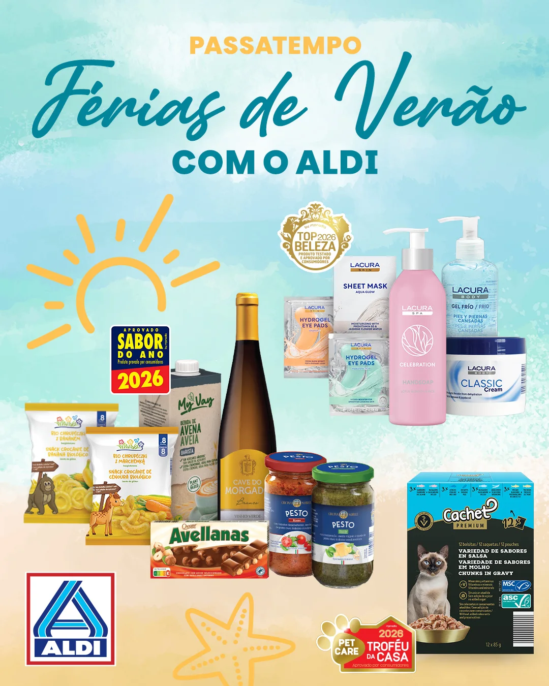 Passatempo Férias de Verão ALDI — Sabor do Ano