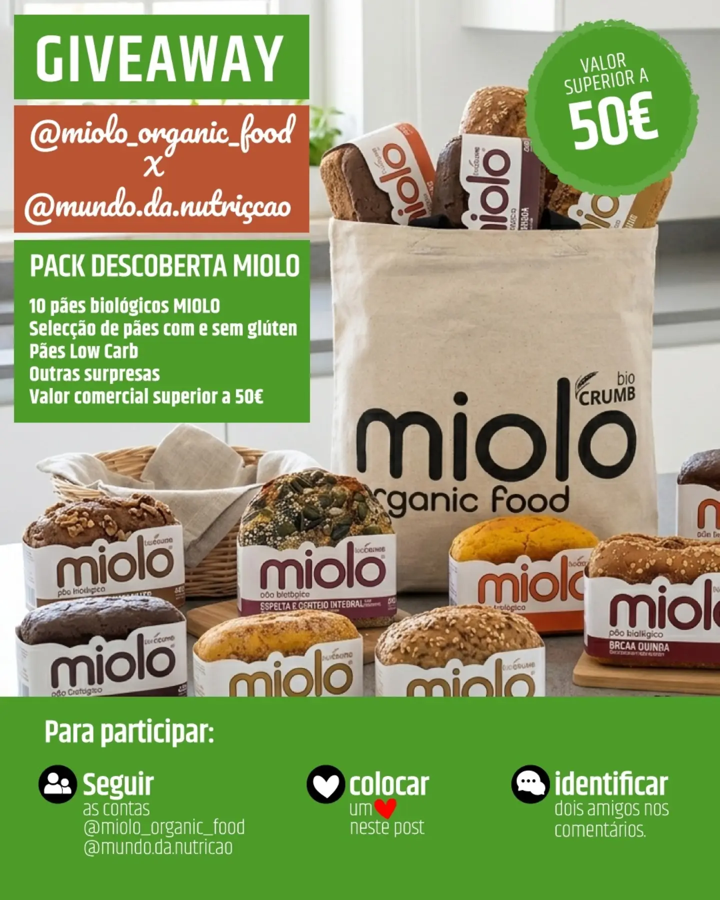 Miolo Organic Food Pães Biológicos