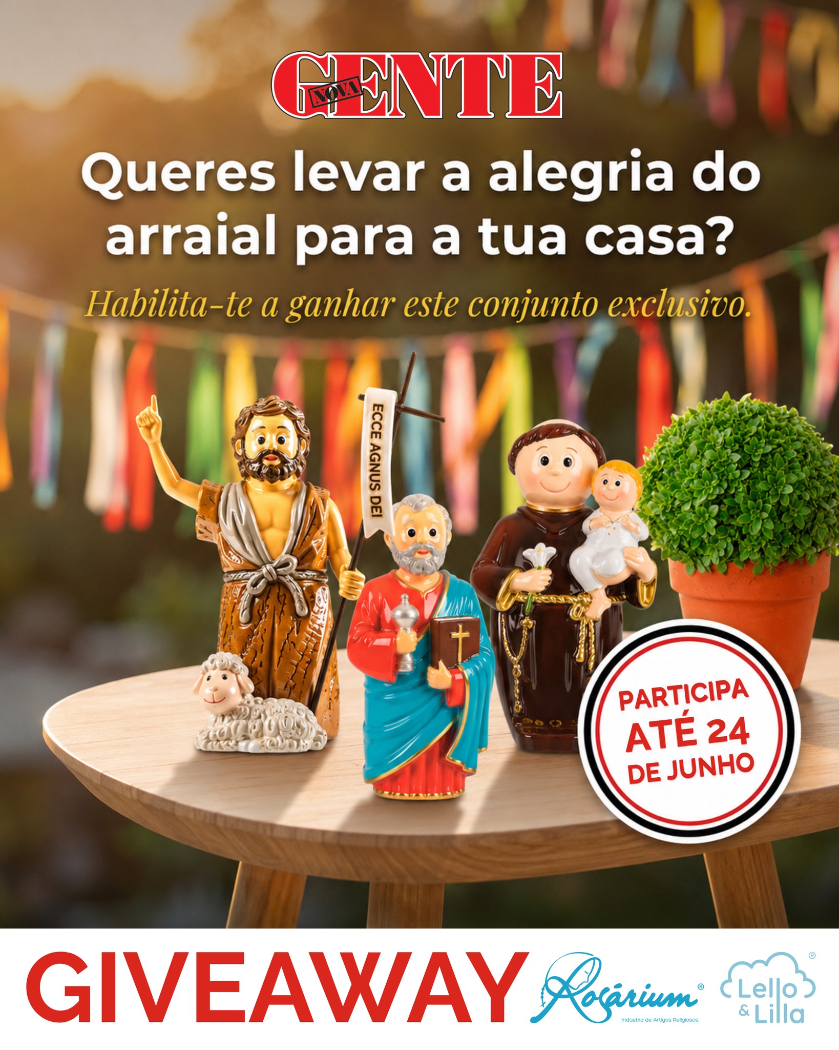 Passatempo Mês dos Santos (Revista Nova Gente - INSTAGRAM)