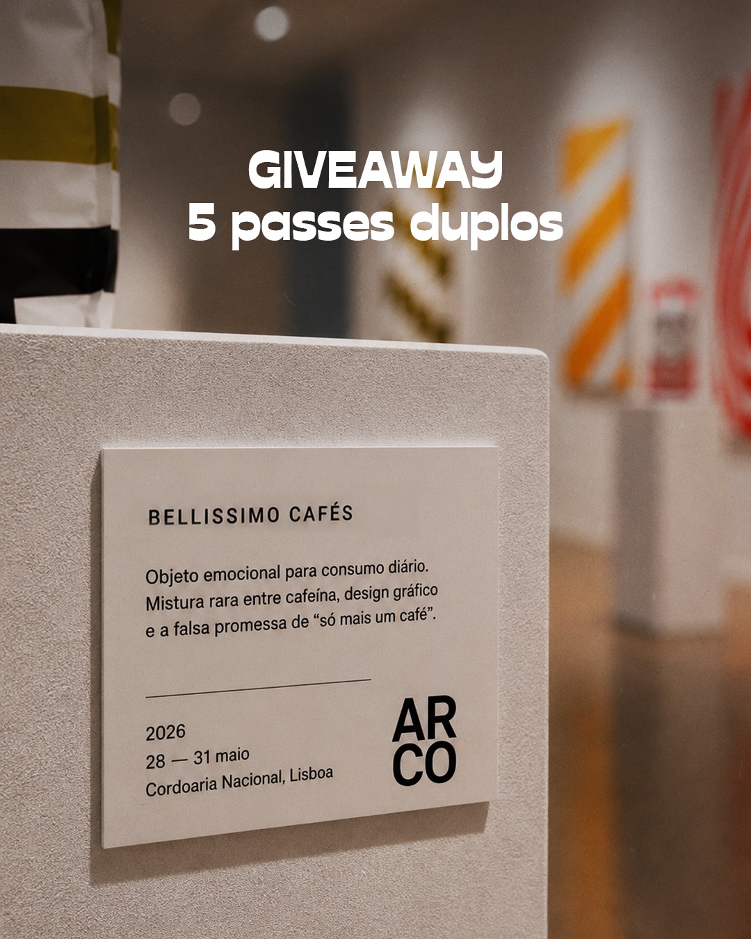 ARCO Lisboa 2026 — Bellissimo Cafés