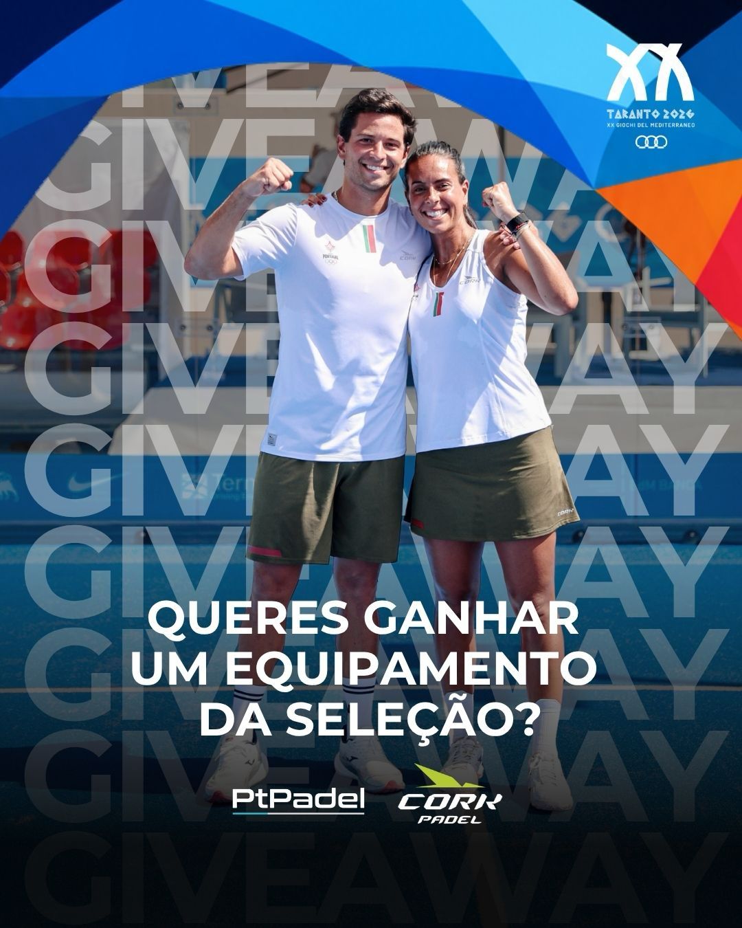 Camisola Oficial Portugal Padel