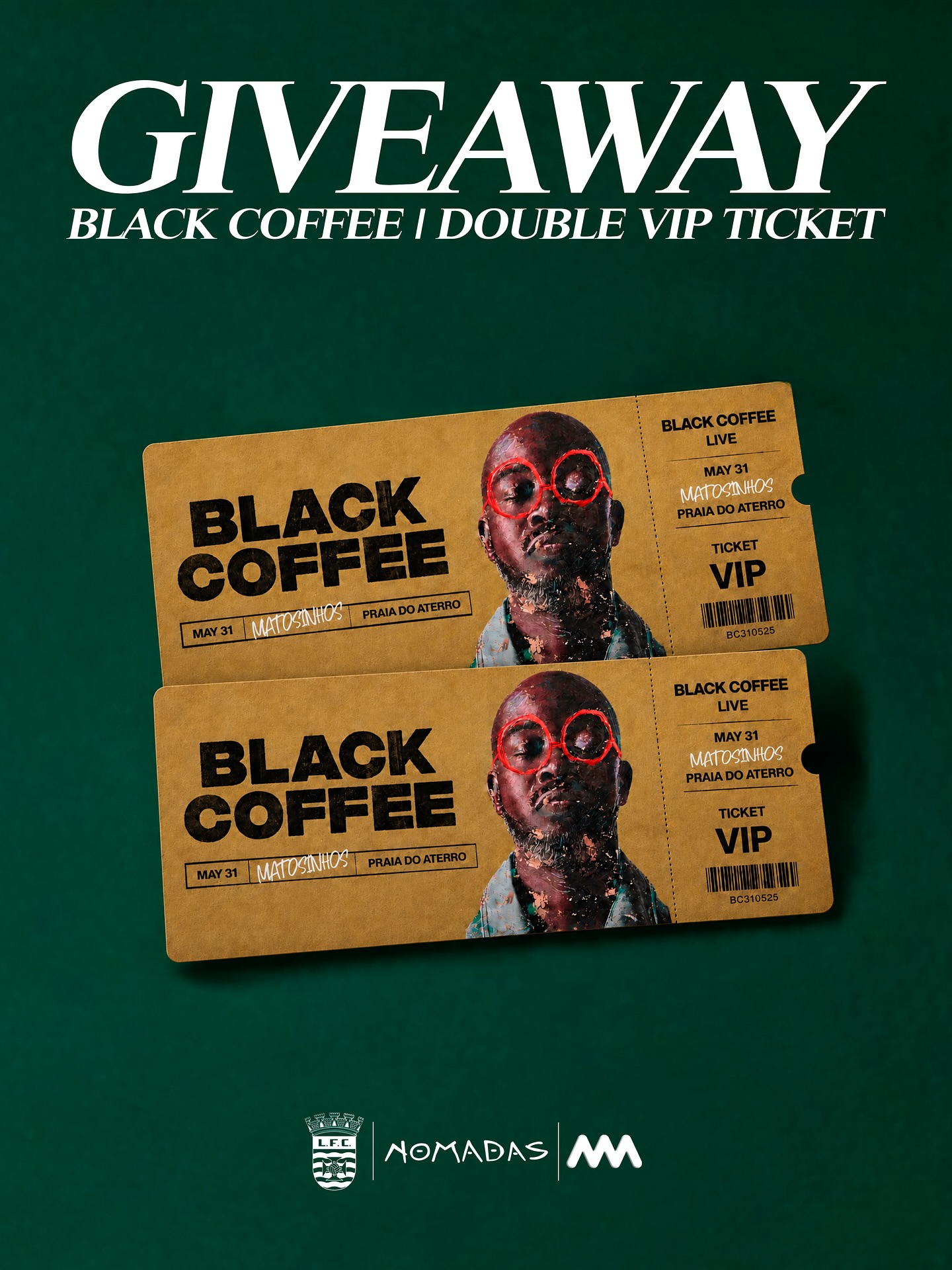 Black Coffee — Leça da Palmeira — Leça FC / Turismo de Matosinhos / Nómadas