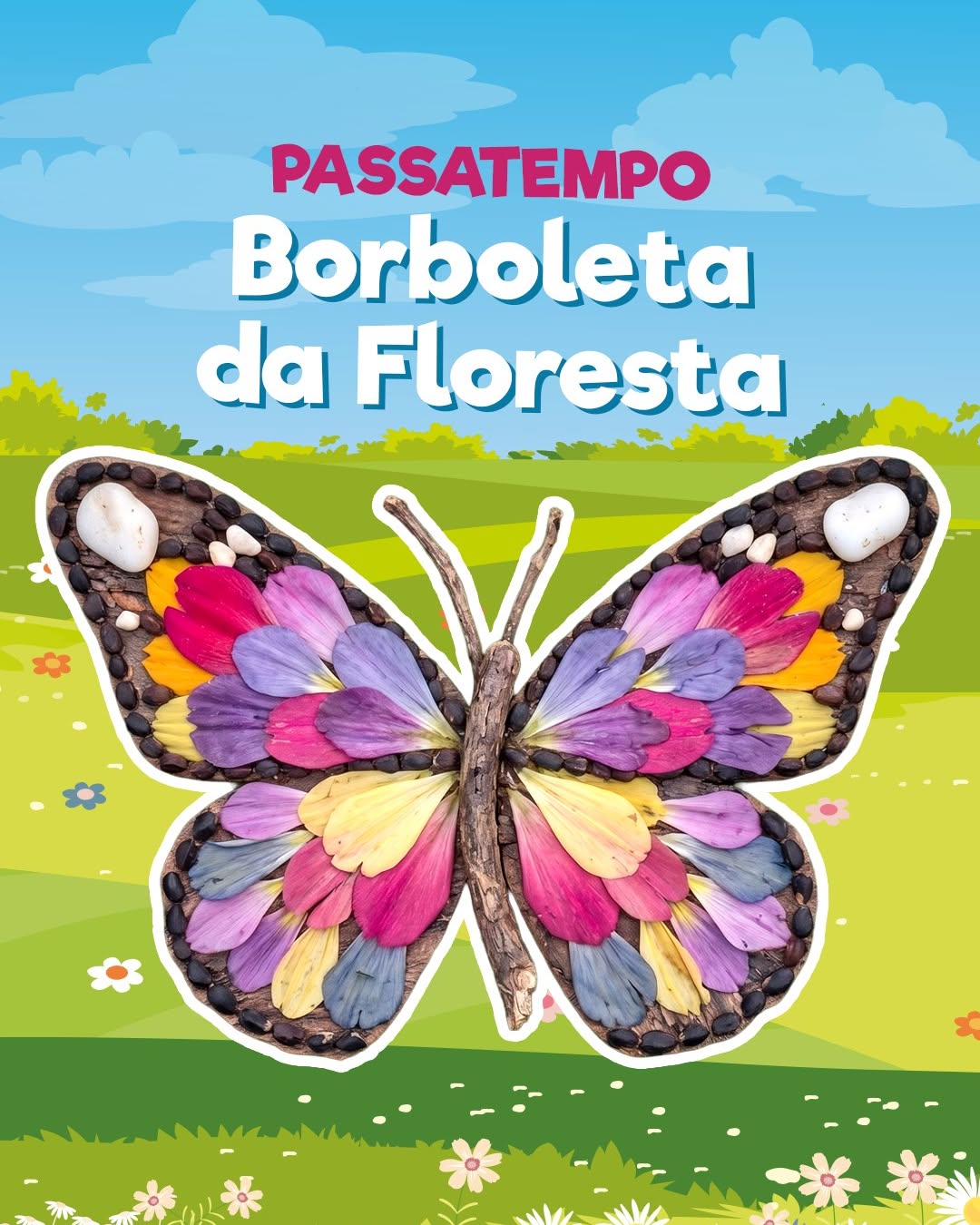 Passatempo Borboleta da Floresta — Dá a Mão à Floresta