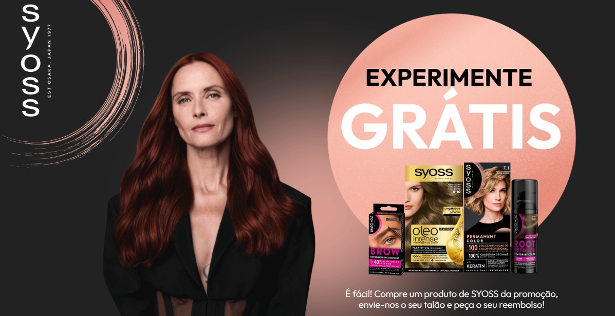 Reembolso produtos de coloração Syoss