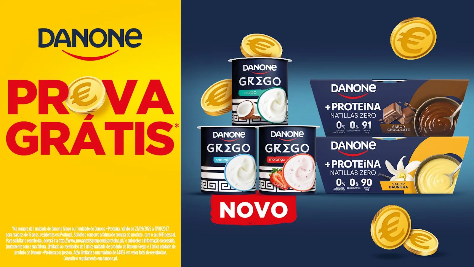 Experimente Grátis Danone Grego e Danone +Proteína