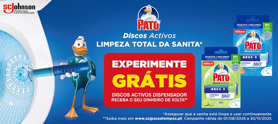 Discos Activos Limpeza Total da Sanita Pato